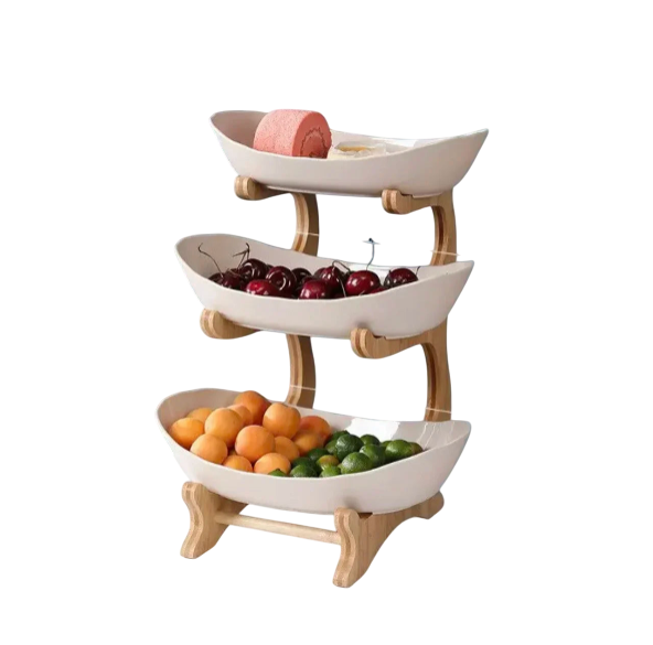 Ceramic Candy Dish Living RoomCeramic Candy Dish Living Room Home Three-Layer Fruit Plate Snack Plate Creative Modern Dried Fruit Fruit Basket Home Three-Layer Fruit Plate Snack Plate Creative Modern Dried Fruit Fruit Basket