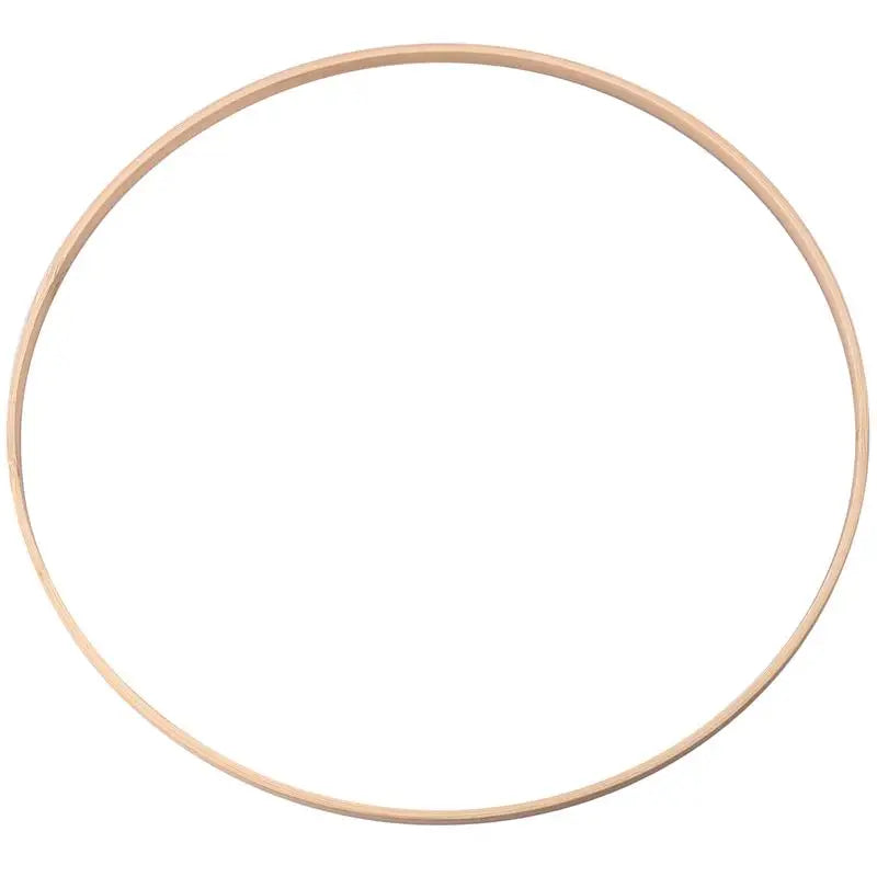 1 Pack Wooden Bamboo Floral Hoop Large Wooden Wreath Hoop Craft Rings Bamboo Circles Macrame Hoops Rings for DIY Dream Catcher, Wedding Wreath Decor, Wall Hanging Crafts(