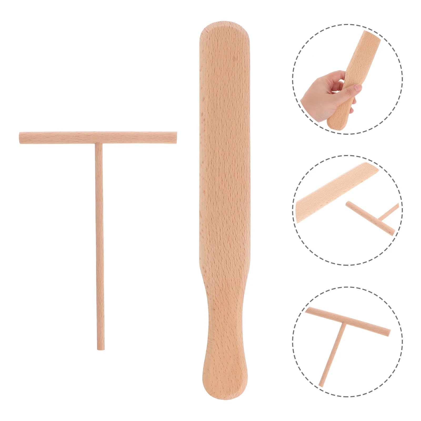 12pcs Crepe Spreader and Spatula Set Wooden Crepe Making Tools Kitchen Utensils Kitchen Supplies Best Cooking Utensil Tools