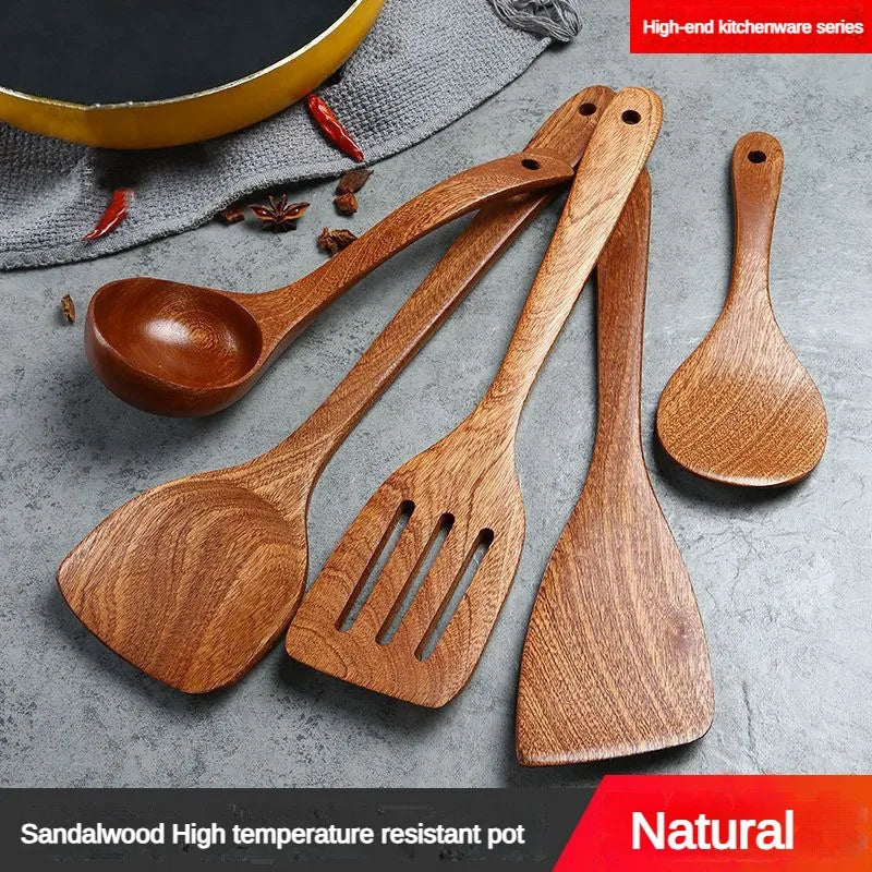 Wooden Spatula for Cooking, Acacia Wood Flat Frying Spatulas, Long Handle Spatula Turner for Non Stick Pans, Non-Scratch, Wooden Kitchen Utensils for Cooking, Frying, Baking