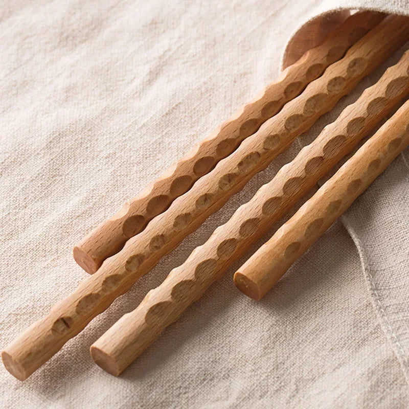 2 Pairs 13&16 Inches Cooking Chopsticks Wooden Long Chop Sticks Reusable Chopsticks Kitchen Chopstick for Noodles Frying Hotpot