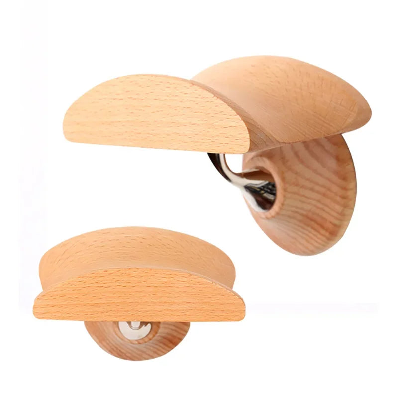 Wood Headphone Wall Mount Holder, with VHB Adhesive Tape and Screw, Holds 10 lbs