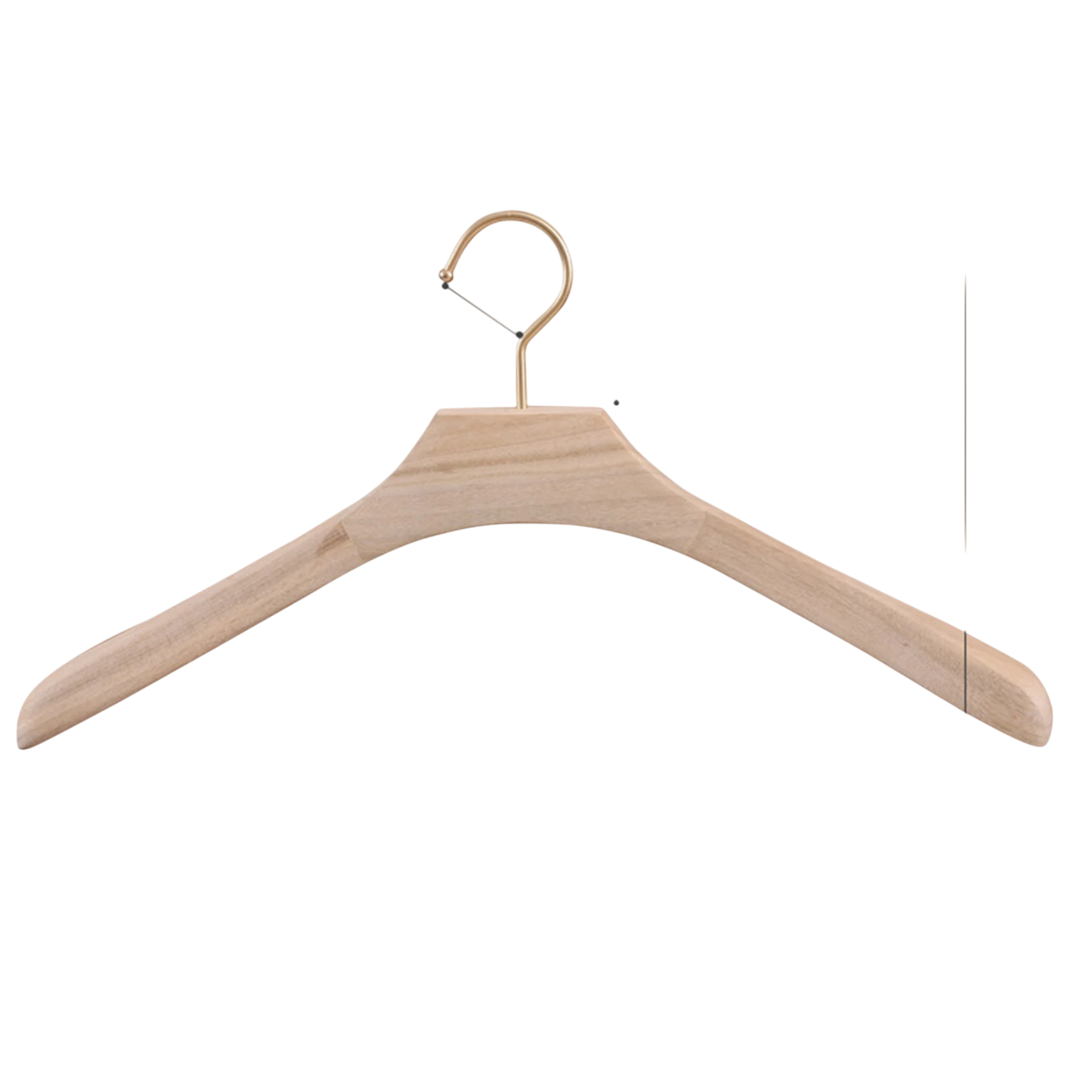 Suit Clothes Hangers 1pc Natural Camphor Wood Non-Slip Clothes Rack Hanger