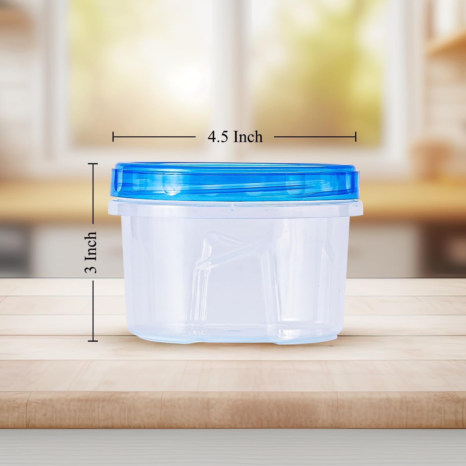 24 pcs Freezer Storage Containers with Lids-(16OZ) 12 Food Storage Containers with 12 Twist Top-Deli Container for Soup-Reusable Plastic Box for Lunch, Gym, Travel
