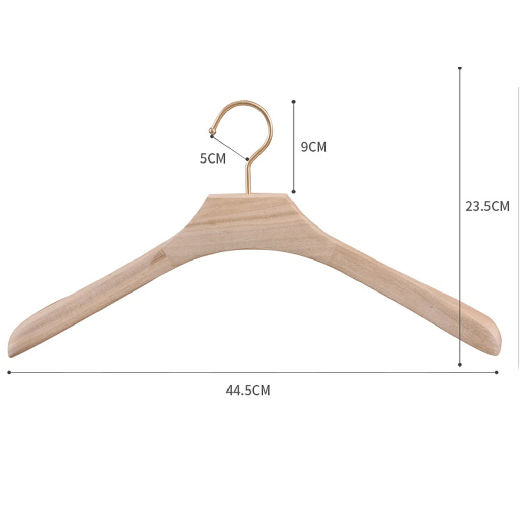 Suit Clothes Hangers 1pc Natural Camphor Wood Non-Slip Clothes Rack Hanger
