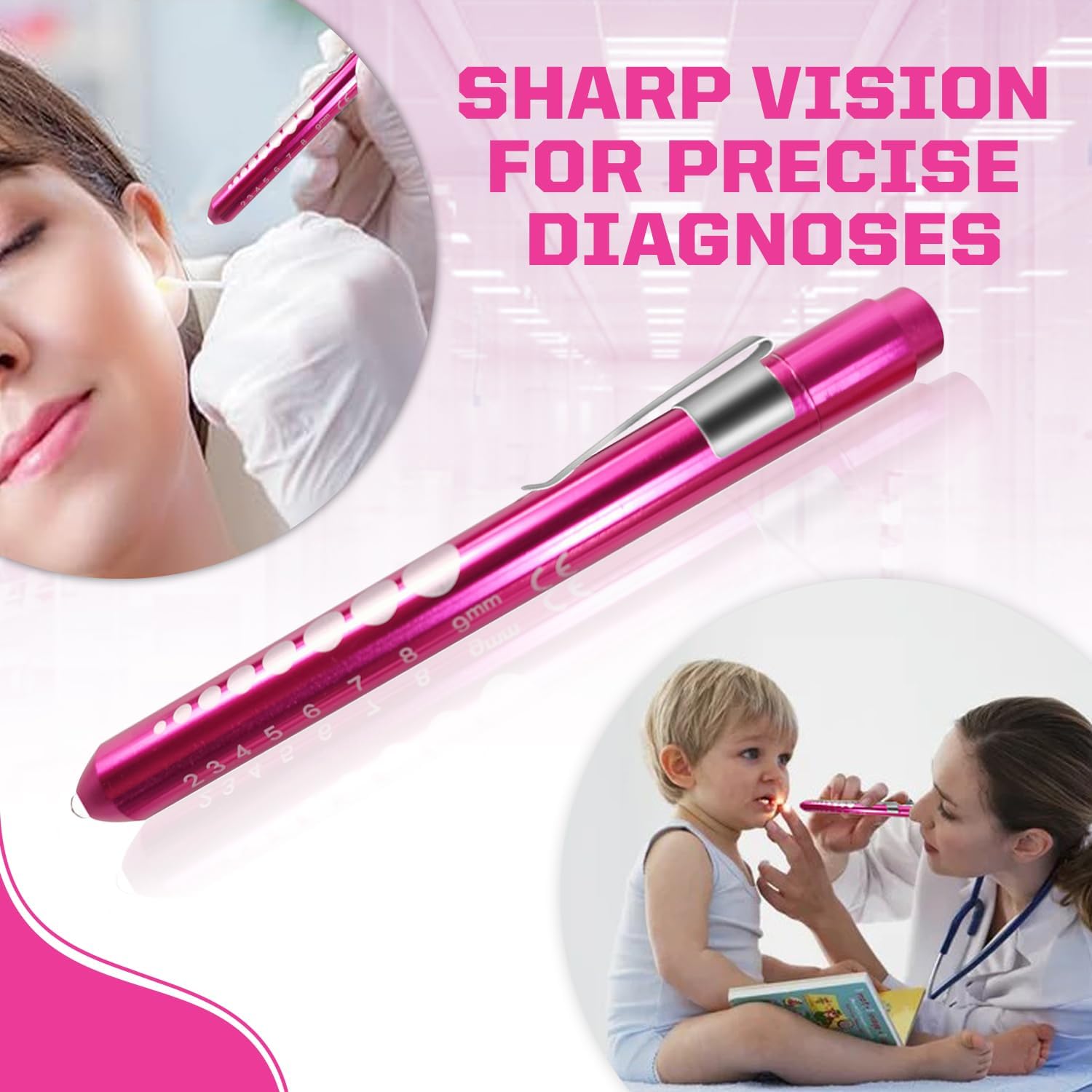 Nursing Kit – Nurse Accessories for Work | Trauma Shears, Clipboard with Storage, Badge Reel, Pen Light, Sticky Notes, Pen & Cheat Sheet – for Nursing Students & Professionals