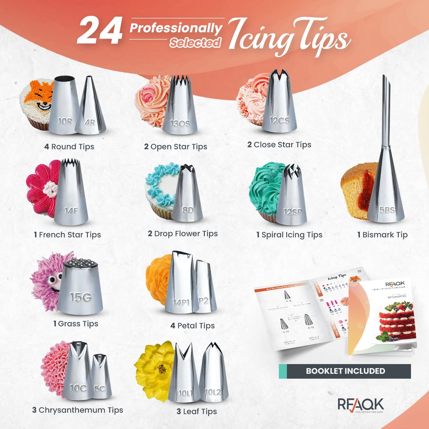700PCs Cake Decorating Kit with Baking Supplies - Cake Turntable for Decorating with Baking Pans, Leveler, 24 Numbered Piping Tips, 2 Spatulas, Fondant Tools, Video Course, Pattern Chart & More