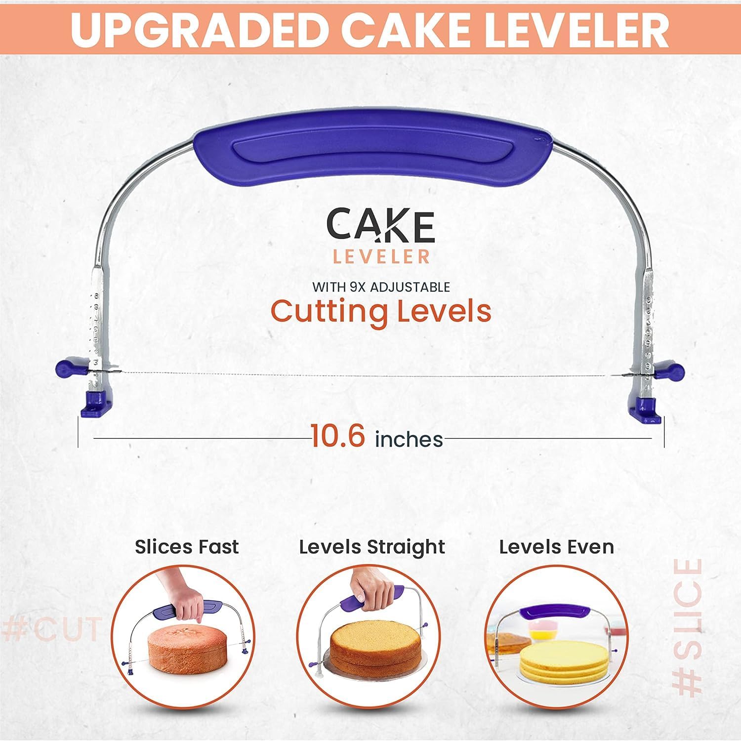 35PCs Cake Turntable and Leveler-Rotating Cake Stand with Non Slip pad-7 Icing Tips and 20 Bags- Straight & Offset Spatula-3 Scraper Set -EBook-Cake Decorating Supplies Kit -Baking Tools