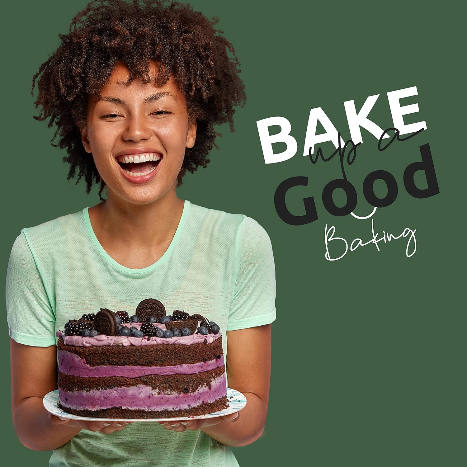 133PCs Round Cake Pans Sets for Baking + Cake Decorating Kit with NonStick 8 Inch Cake Pan Set of 3 -Icing Tips,Cake Leveler,Spatula, Multifunctional Cake Pan, Baking Supplies Gift & eBook