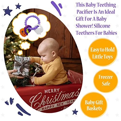 Halloween Baby Teether, Pumpkin Ghost and Mystery Toy Set 2 PC