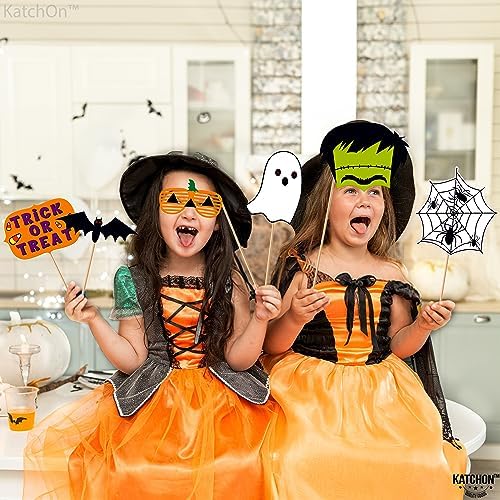 Scary Halloween Photo Booth Props, Pack of 22