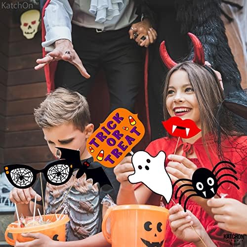 Scary Halloween Photo Booth Props, Pack of 22