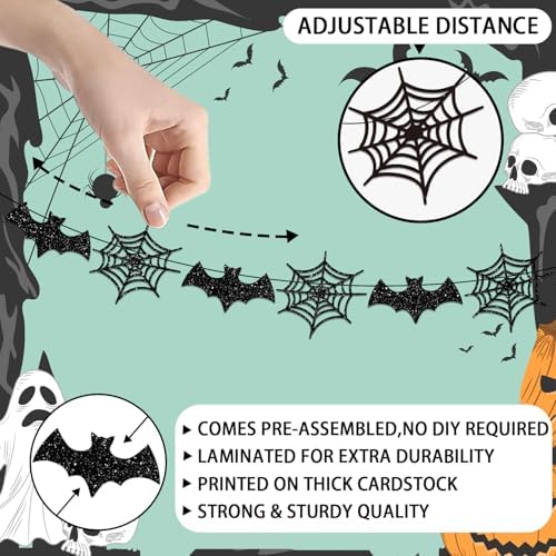 Halloween Banner Welcome Foolish Mortals Banner NO-DIY