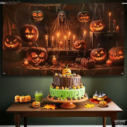 Spooky Halloween Backdrop 72x44 Inch | Halloween Party Decorations