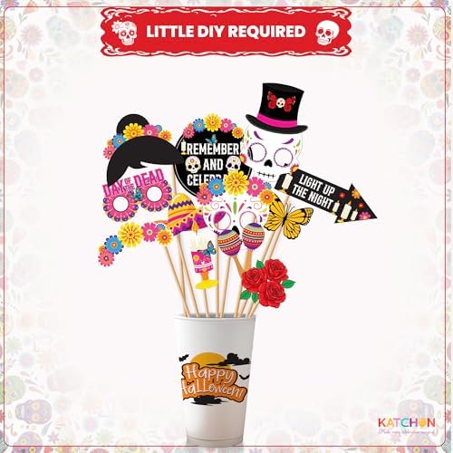 Halloween Photo Props Set, Pack of 35