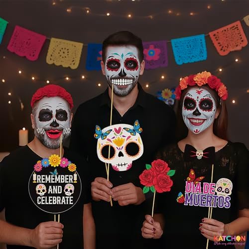 Halloween Photo Props Set, Pack of 35
