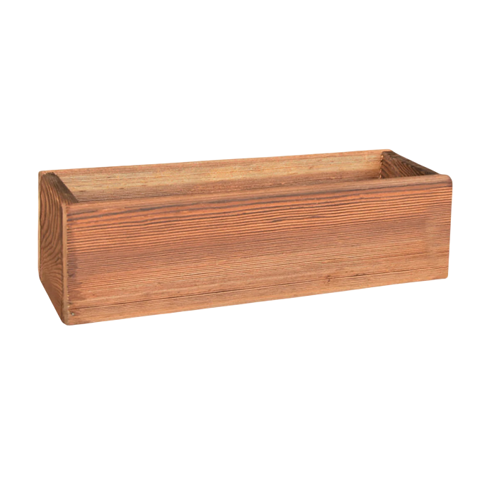 Antiseptic Wood Flower Box Wooden Planter Boxes Retro Window Outdoor Pot Cedar Succulent Decorative Pots