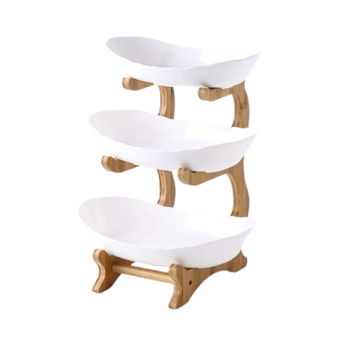 Ceramic Candy Dish Living RoomCeramic Candy Dish Living Room Home Three-Layer Fruit Plate Snack Plate Creative Modern Dried Fruit Fruit Basket Home Three-Layer Fruit Plate Snack Plate Creative Modern Dried Fruit Fruit Basket