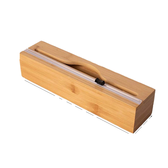 WrapNeat 3 in 1, 2in 1, 4 in 1, and 1 in 1, Wrap Organizer with Cutter and Labels, Plastic Wrap, Aluminum Foil and Wax Bamboo Dispenser for Kitchen Storage Organization Holder for 12" Roll