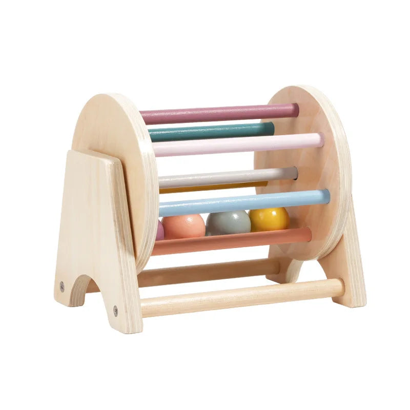 Montessori teaching aids wooden drawer box kindergarten coin box pitching box educational puzzle Montessori early education toys