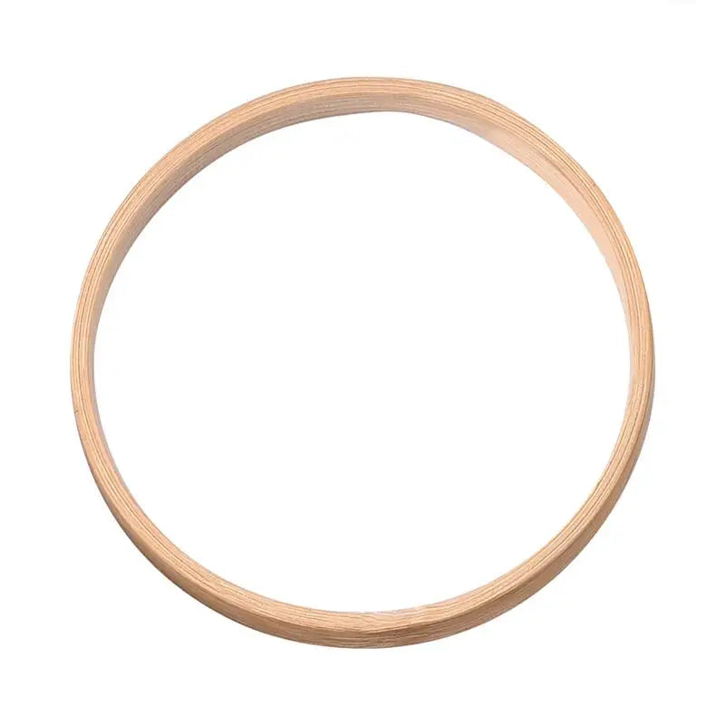 1 Pack Wooden Bamboo Floral Hoop Large Wooden Wreath Hoop Craft Rings Bamboo Circles Macrame Hoops Rings for DIY Dream Catcher, Wedding Wreath Decor, Wall Hanging Crafts(