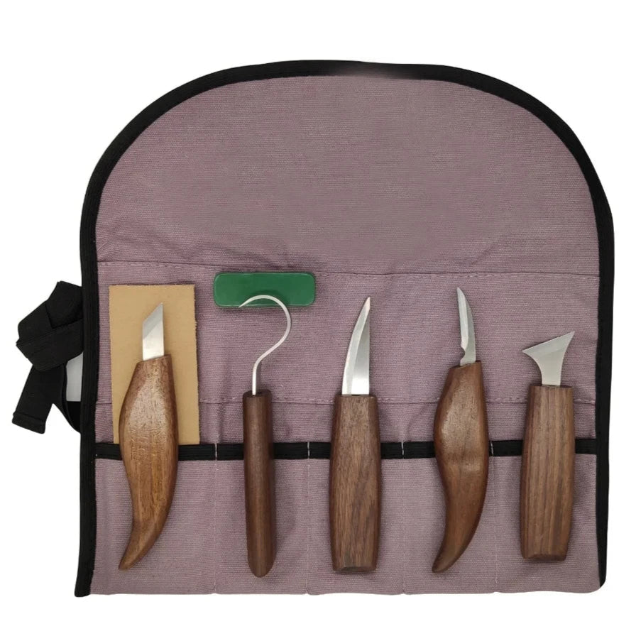 Wood Carving Knife Set - 8 PCS Hand Carving Tool Set for DIY Sculpture Carpenter Experts & Beginners