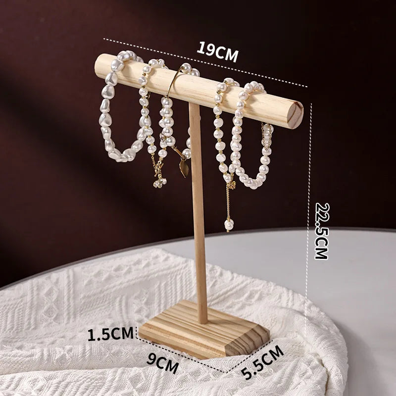 3pcs Necklace Jewelry Display Jewelry Stand Hovering T-Bar Bracelet Holder for Home Organization