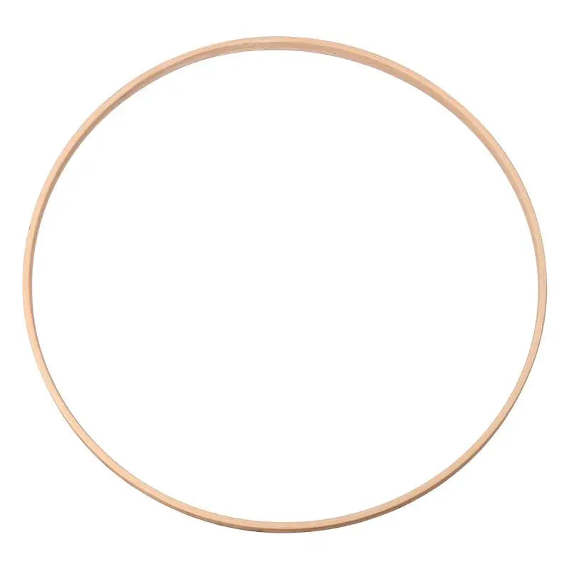 1 Pack Wooden Bamboo Floral Hoop Large Wooden Wreath Hoop Craft Rings Bamboo Circles Macrame Hoops Rings for DIY Dream Catcher, Wedding Wreath Decor, Wall Hanging Crafts(