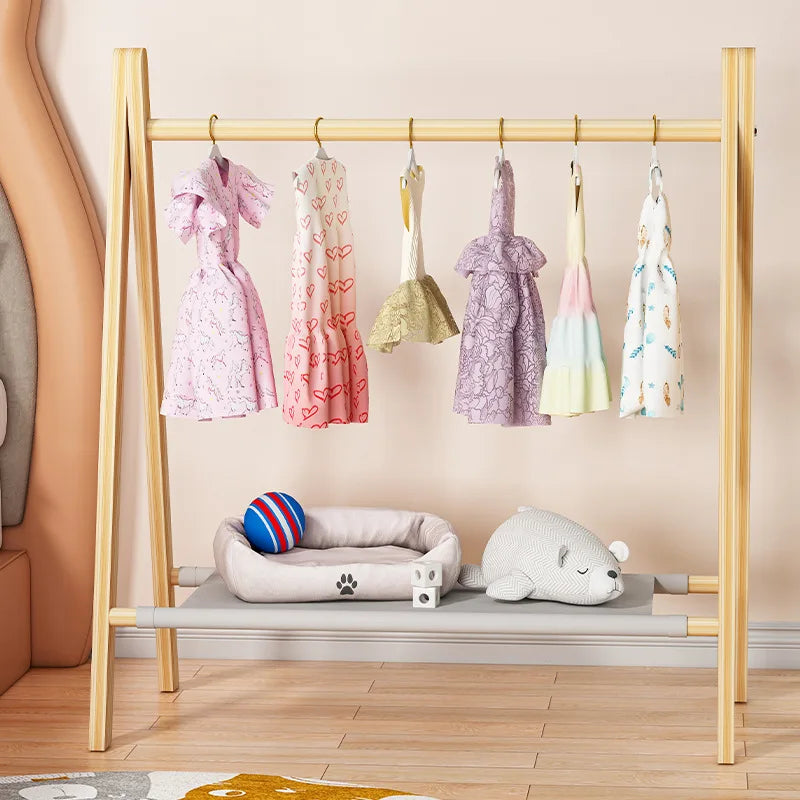 og clothing rack, Dog Clothes Storage, Dog Closet for Small Dogs and Cat Clothes Hanger Rack, Pet Wardrobe Closet for Pets, Dog and Dolls, Baby