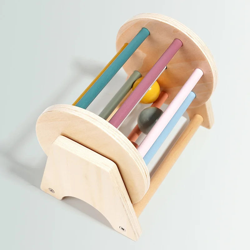 Montessori teaching aids wooden drawer box kindergarten coin box pitching box educational puzzle Montessori early education toys
