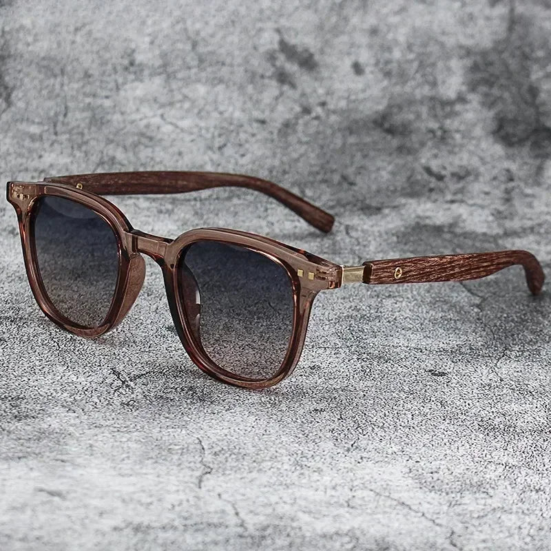 Wood Sunglasses Polarized for Men Women Uv Protection Wooden Bamboo Frame Mirrored Sun Glasses