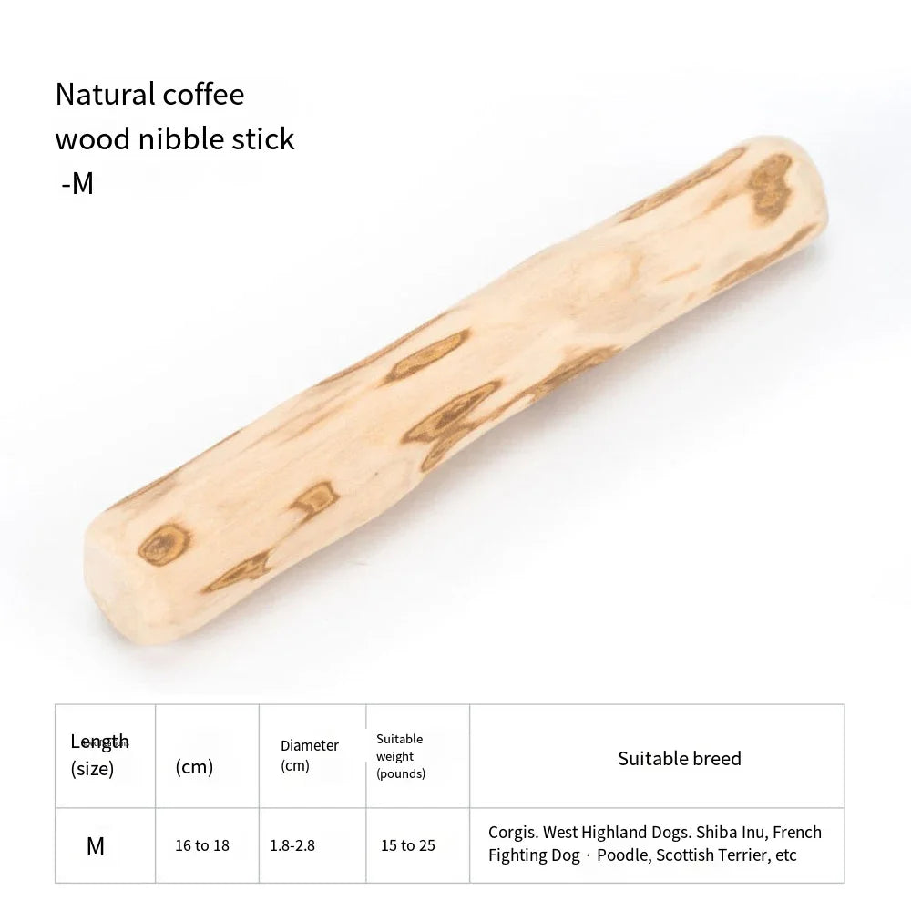 Coffee Wood Dog Chew Toys Size Large, 100% Natural Coffeewood Toys for Dogs, Dental Health & Reduces Boredom, Dog Wood Toys Supports Mental Stimulation & Training