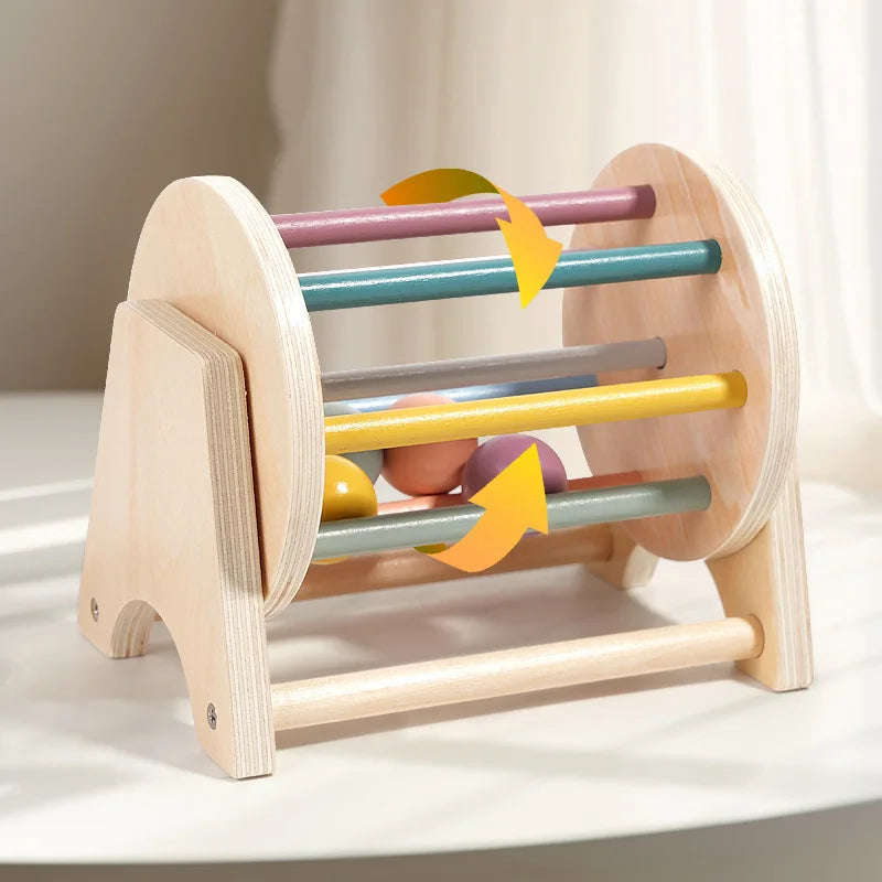 Montessori teaching aids wooden drawer box kindergarten coin box pitching box educational puzzle Montessori early education toys