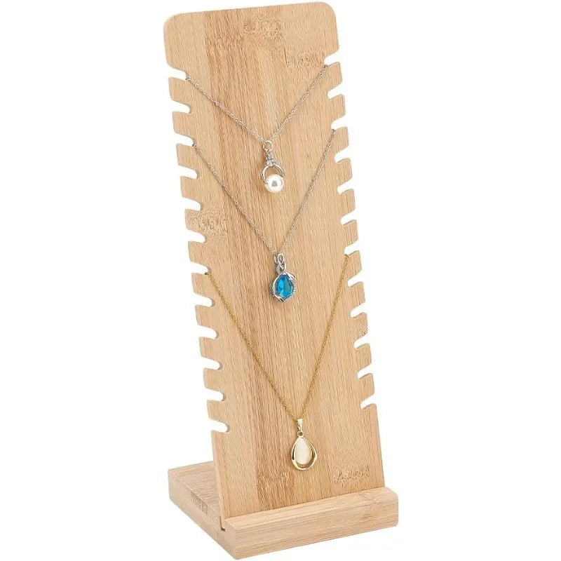 Jewelry Displays Holder Set Wooden  Necklace Bracelet Finger Ring Earring Display Stand for Home Jewelry Organizer Store Showcase Selling