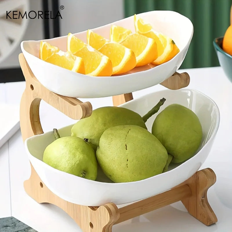 Ceramic Candy Dish Living RoomCeramic Candy Dish Living Room Home Three-Layer Fruit Plate Snack Plate Creative Modern Dried Fruit Fruit Basket Home Three-Layer Fruit Plate Snack Plate Creative Modern Dried Fruit Fruit Basket