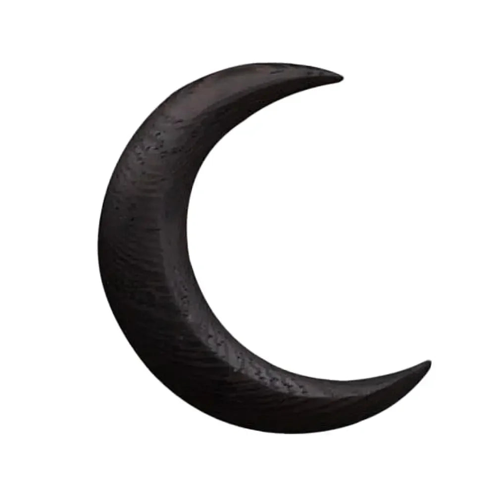 Moon Hair Fork Hairpin for Women 5.12'' Moon Stick Hand Carved Clip Thin Hair Accessories Wooden Barrettes Lightweight Styling Tool