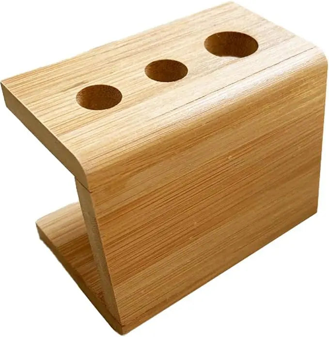 Toothbrush Head Holder, Freestanding Bamboo Storage Holder, Durable Bamboo Toothbrush Holders for Bathroom, Toothbrush Organiser Bathroom Accessories, Practical and Versatile