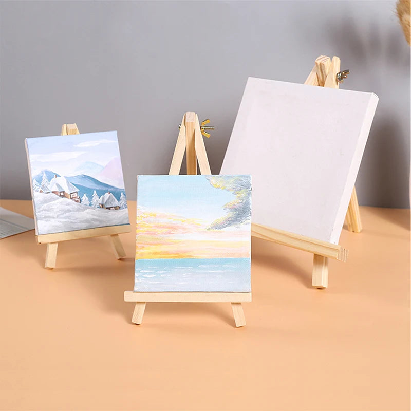 Easel for Painting, Stand for Sign, Tabletop Easels for Painting Canvases, Small Art Easel Canvas Stand Photo Display Tripod Holder for Kids Adults