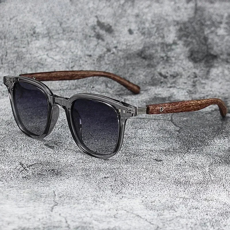 Wood Sunglasses Polarized for Men Women Uv Protection Wooden Bamboo Frame Mirrored Sun Glasses