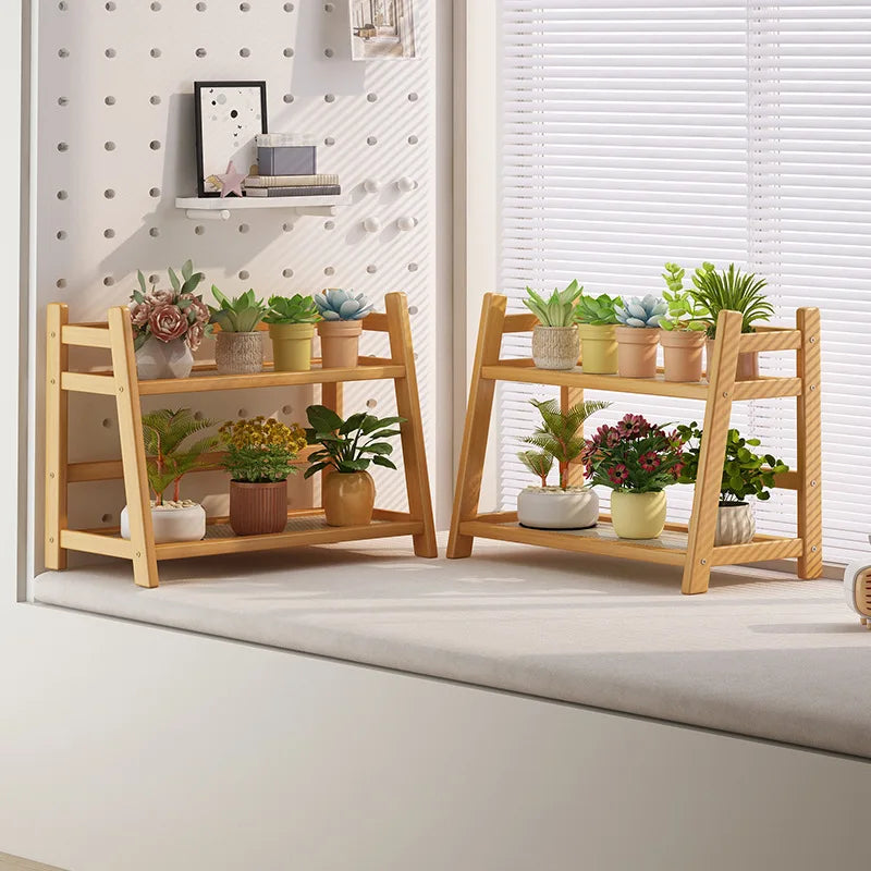 Household 2-Tier Cup Shelf Organizer, Kitchen Counter Shelf for Tea Coffee Bar Accessories, Bamboo Mug Holder Countertop, Matcha Stand, Cup Display, Condiment Storage Rack - Natural
