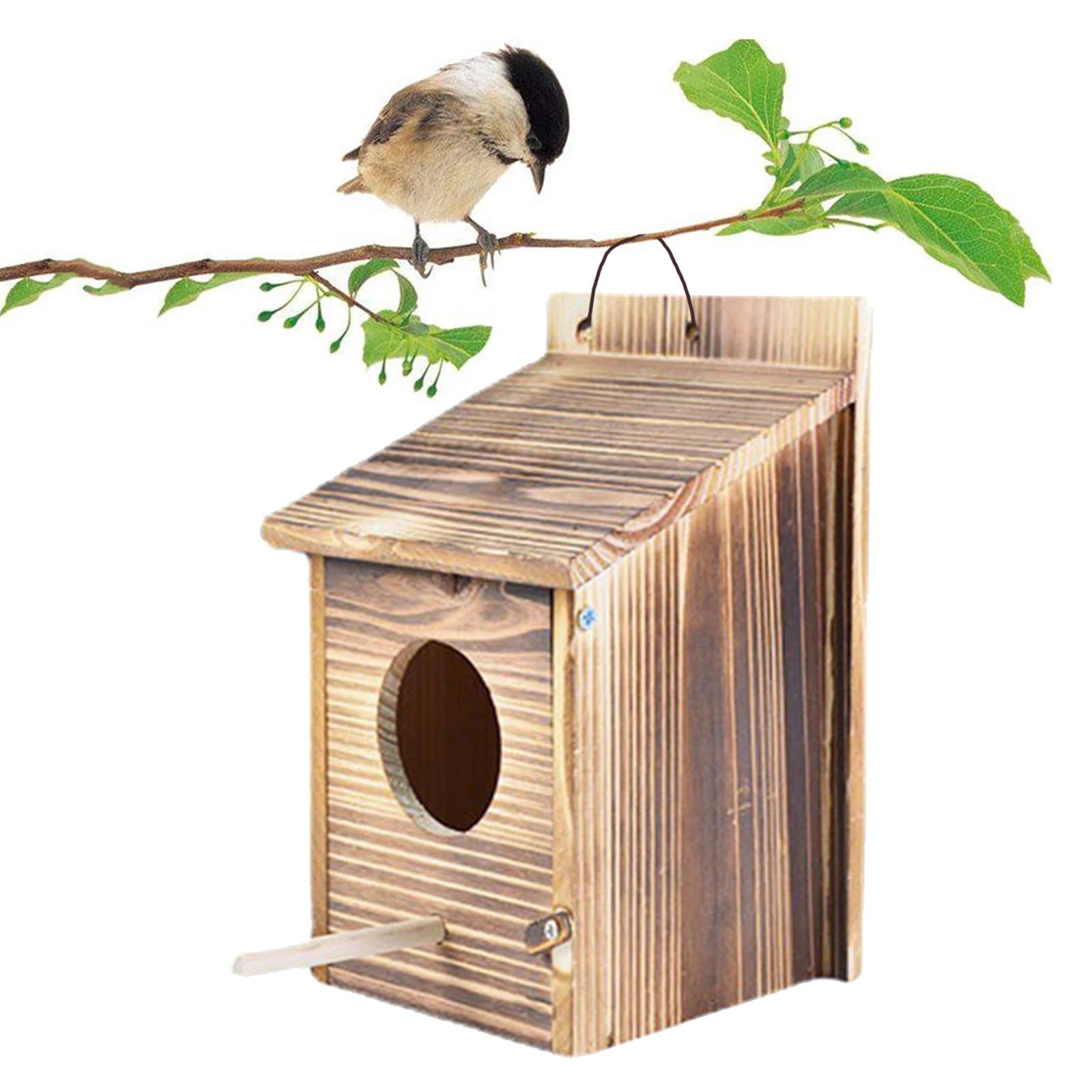 Bird Houses for Outside Clearance,Humming Bird Houses for Outdoor,Wood Cedar Blue Bird Box House,Swallow Wren Cedar Finch House,DIY