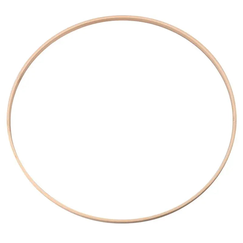1 Pack Wooden Bamboo Floral Hoop Large Wooden Wreath Hoop Craft Rings Bamboo Circles Macrame Hoops Rings for DIY Dream Catcher, Wedding Wreath Decor, Wall Hanging Crafts(