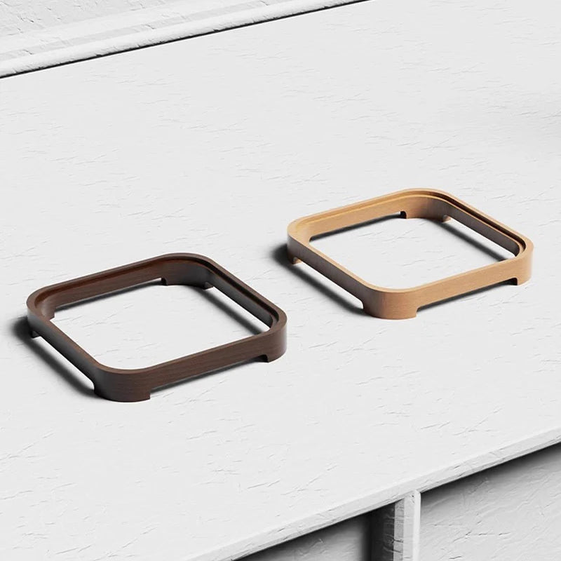 2024 Wooden Mac Mini M4/M4 Pro Stand-Ventilated Cooling Base with Lock Buckle and Anti-Slip Design for Apple Mac Mini,Sleek and Stylish Desktop Accessory