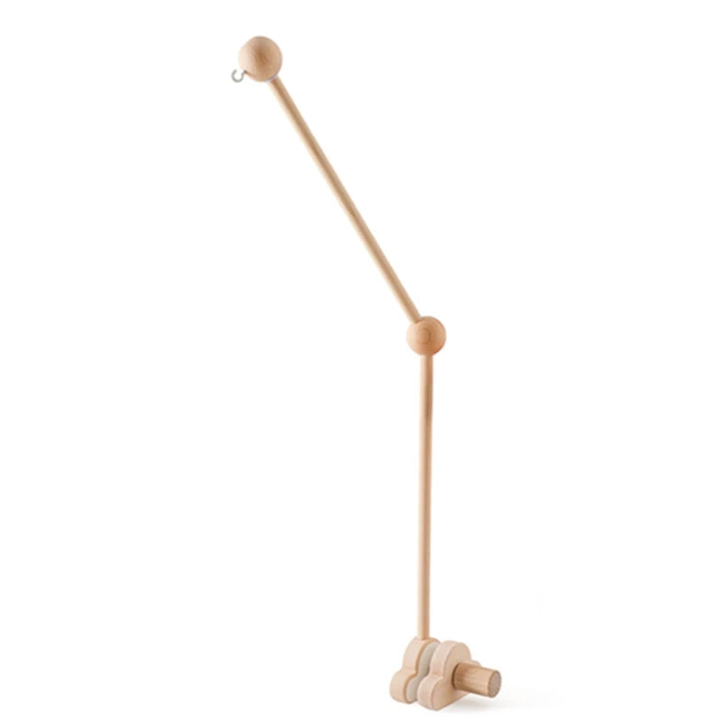 Baby Crib Mobile Arm,HBM Wooden Mobile Arm for Crib Mobile Hanger for Crib Baby Girl Nursery Decor