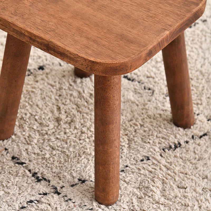 Solid Wood Step Stool，Milking Stool,9.3inch Wood Plant Stand, Round Foot Stool, Removable Portable Stool, Shoe Changing Stool, Small Short Stool