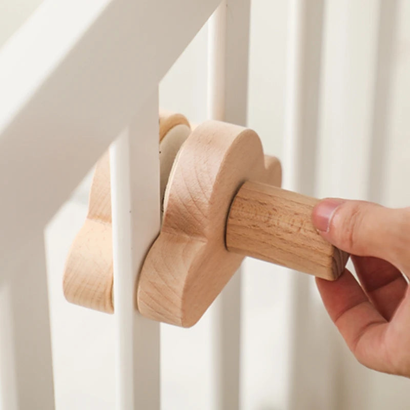 Baby Crib Mobile Arm,HBM Wooden Mobile Arm for Crib Mobile Hanger for Crib Baby Girl Nursery Decor