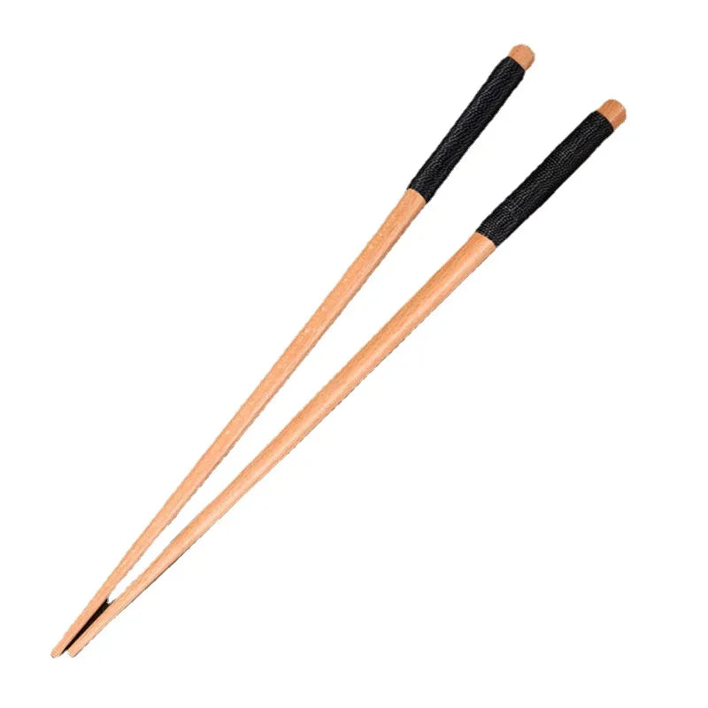 Handmade Japanese Natural Chestnut Wood Sushi Chopsticks Set Value Gift Sushi Chinese food Tie line