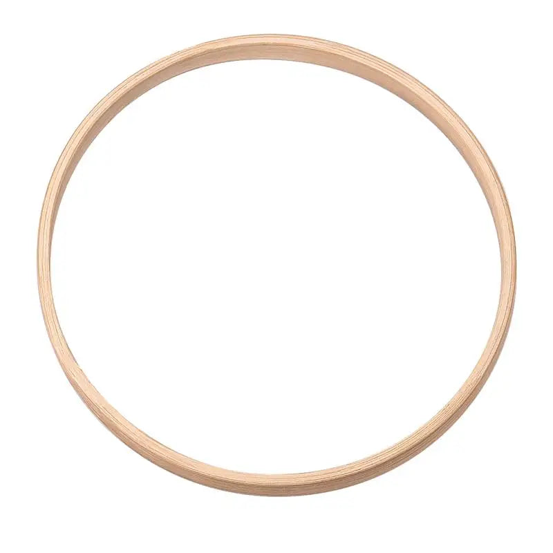 1 Pack Wooden Bamboo Floral Hoop Large Wooden Wreath Hoop Craft Rings Bamboo Circles Macrame Hoops Rings for DIY Dream Catcher, Wedding Wreath Decor, Wall Hanging Crafts(