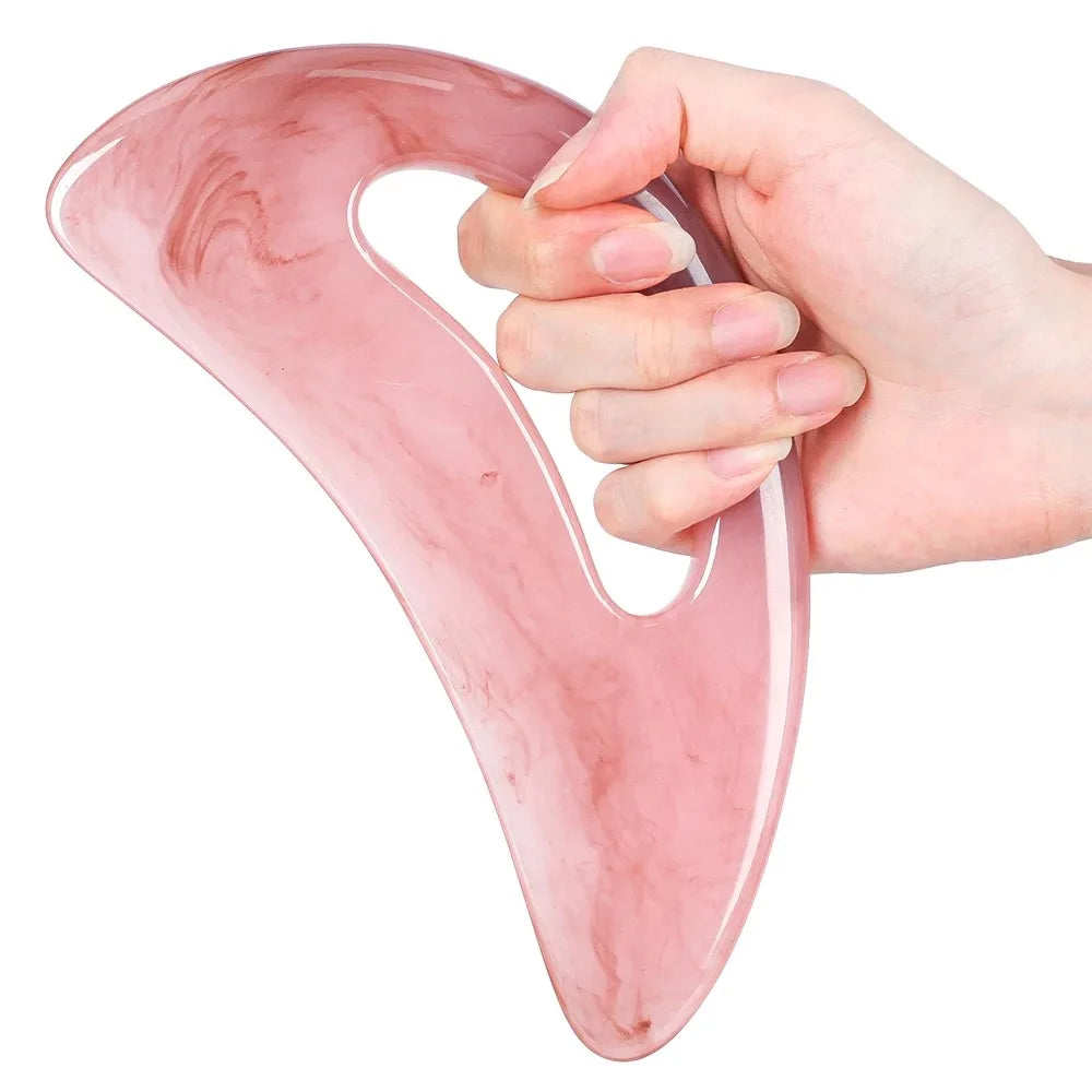 enttgo Body Gua Sha Tool Wooden Lymphatic Drainage Tool,Guasha Massage Tools for Anti Cellulite and Relieve Muscle Fatigue,Wood Therapy Massage Tools for Neck Back Face Leg Facial