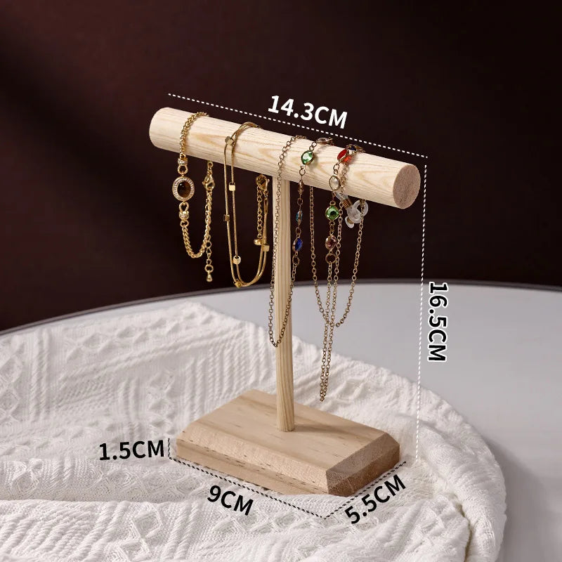 3pcs Necklace Jewelry Display Jewelry Stand Hovering T-Bar Bracelet Holder for Home Organization